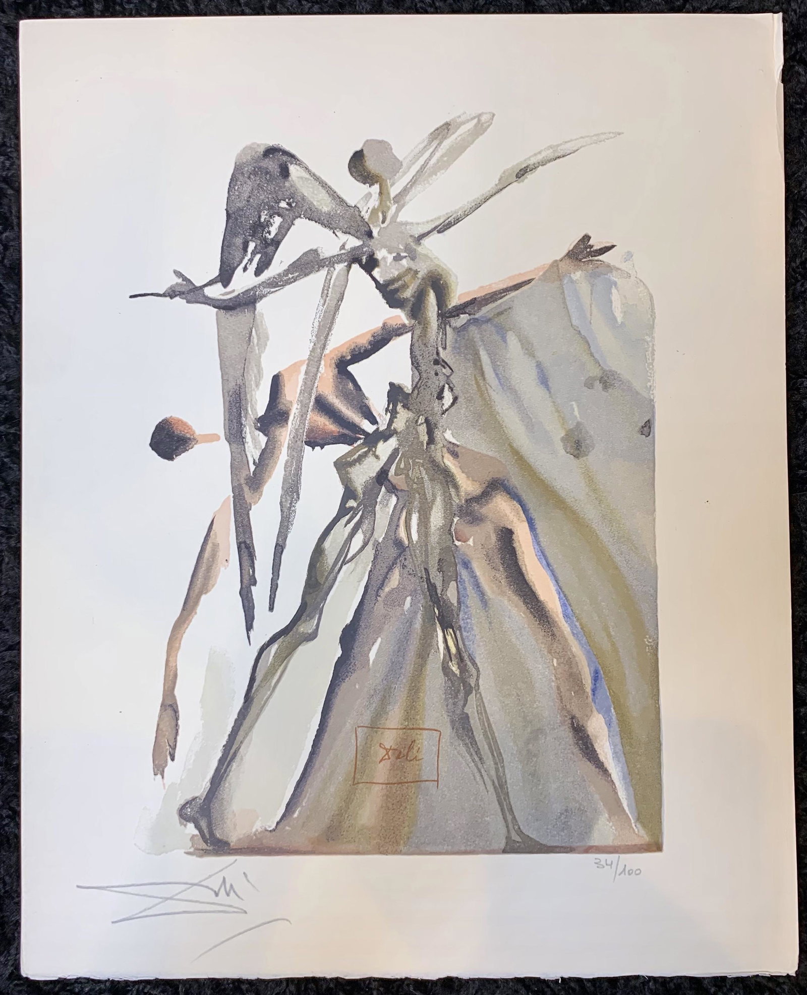 Divine Comedy Canto 3 Purgatory by Salvador Dali (1 of 1)