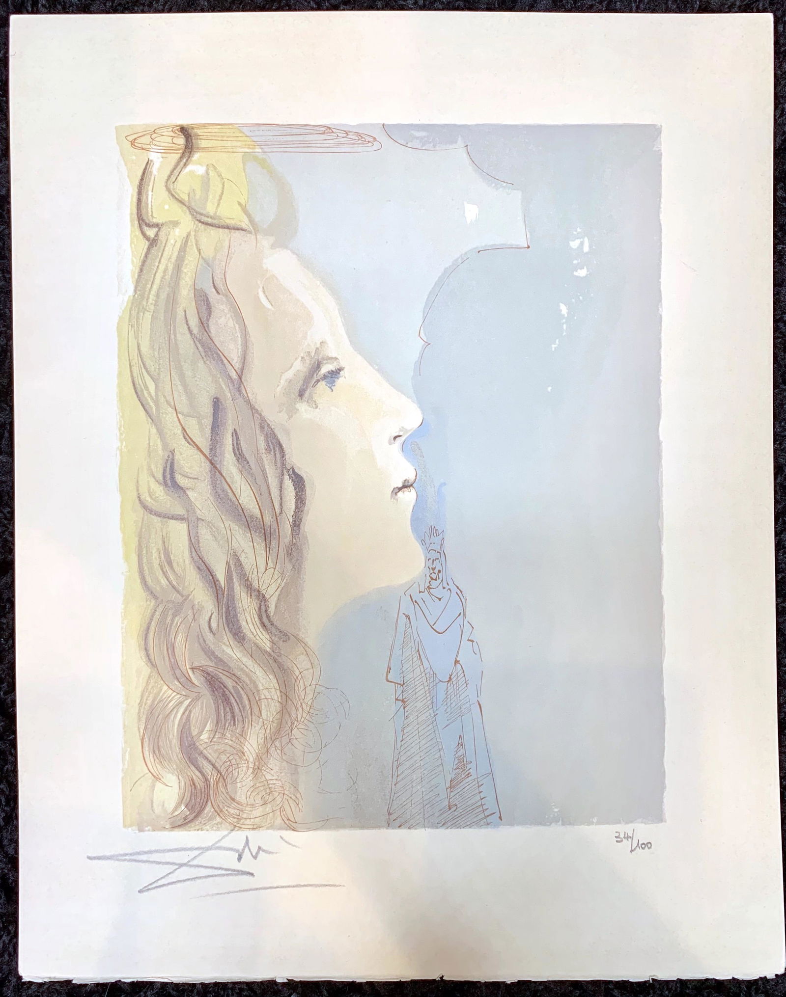 Divine Comedy Canto 8 Heaven by Salvador Dali (1 of 1)