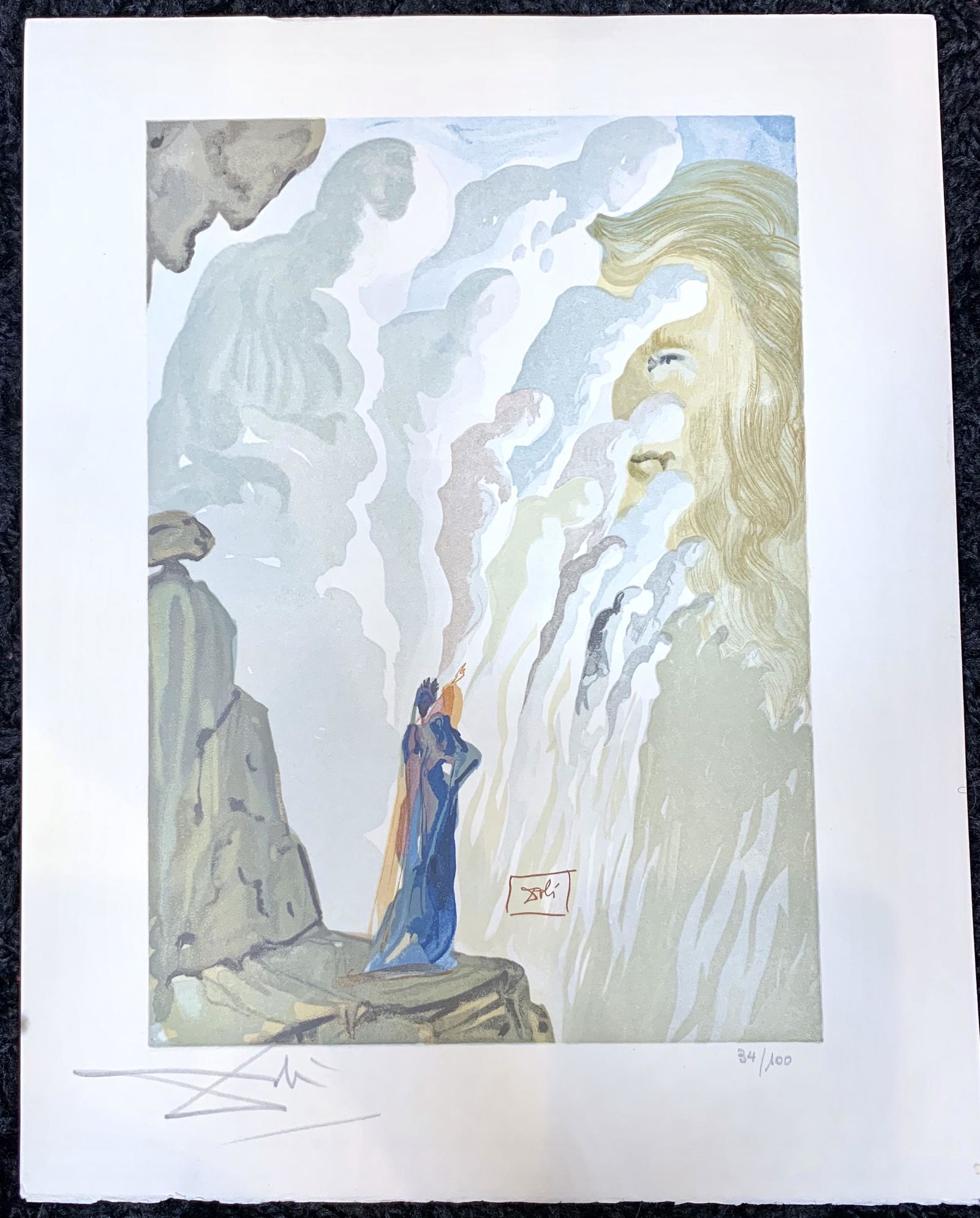 Divine Comedy Canto 17 Purgatory by Salvador Dali (1 of 1)