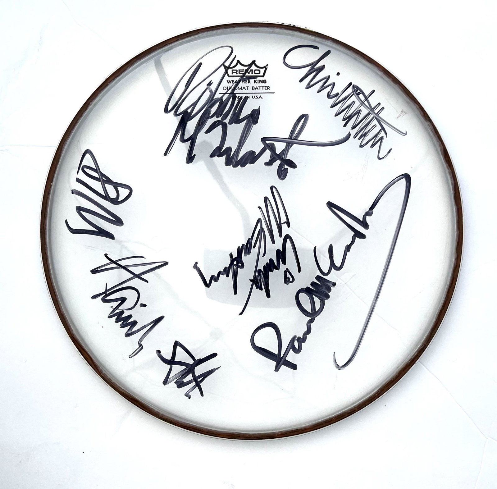 Signed Paul McCartney Wings Drumhead (1 of 2)