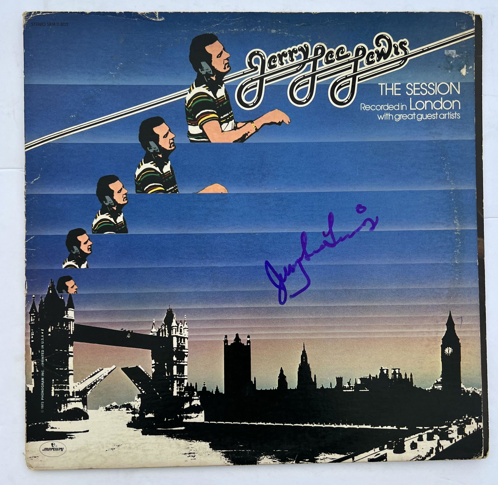 Signed Jerry Lee Lewis Album Cover (1 of 2)