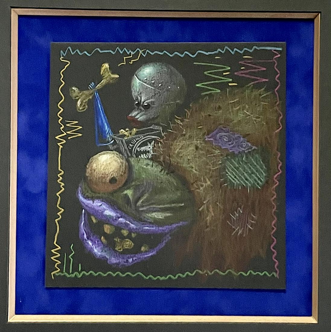 Tim Burton Dr. Finklestein Creature: Tim Burton Dr. Finklestein CreatureTim Burton Concept Artwork created for the classic Masterwork, The Nightmare Before Christmas. These artworks come with COA from AFA gallery. Pastel on Board 18x18