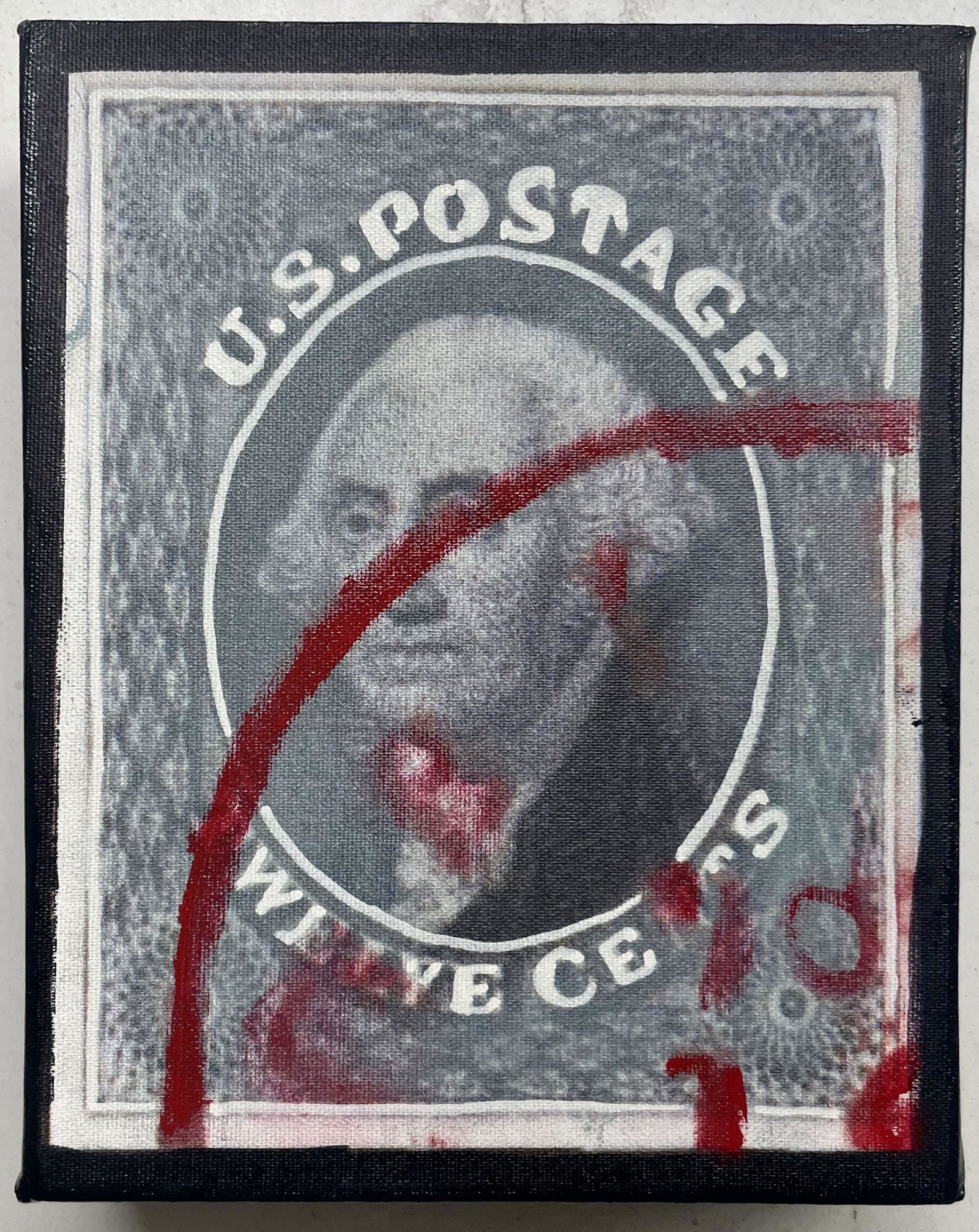 Postmarked 12 Cents by Steve Kaufman SAK (1 of 2)