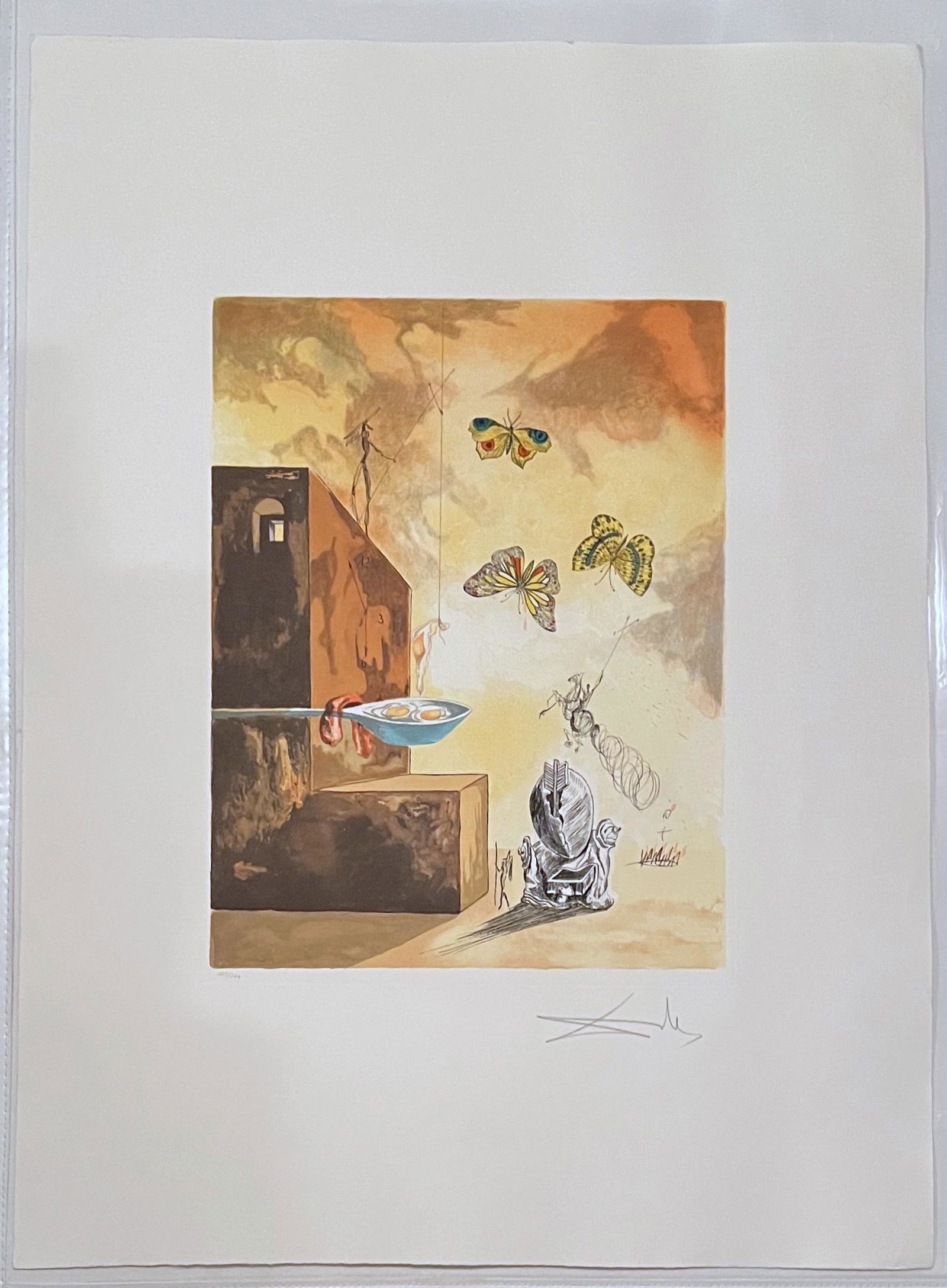 Eggs and Butterflies by Salvador Dali (1 of 2)