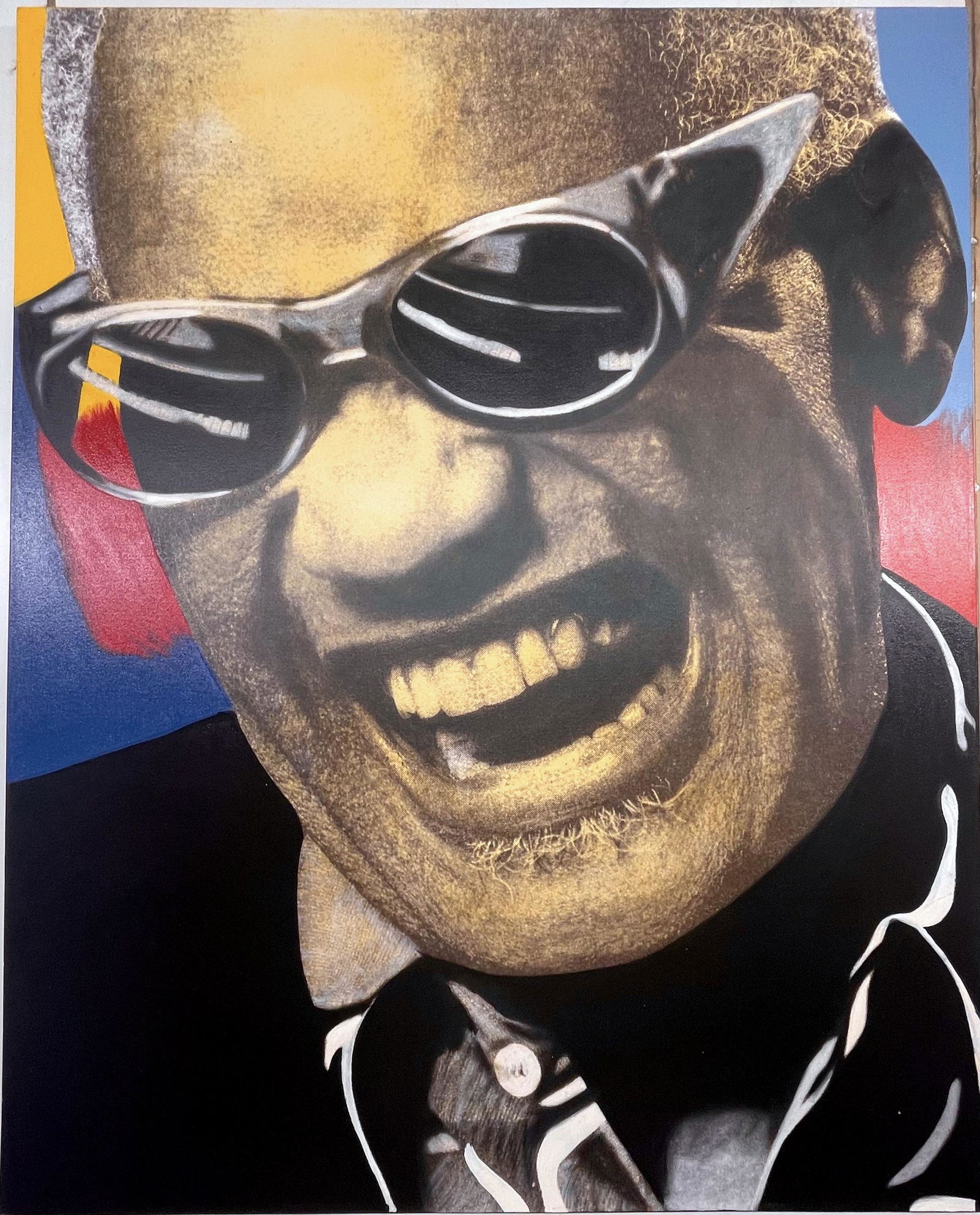 Ray Charles by Steve Kaufman (1 of 1)