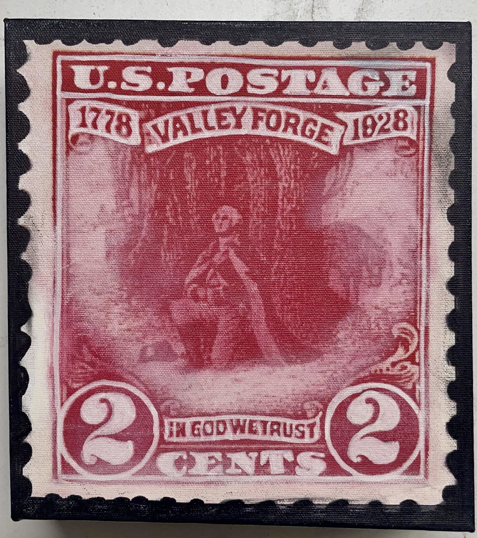 Valley Forge 2 Cents by Steve Kaufman SAK (1 of 2)