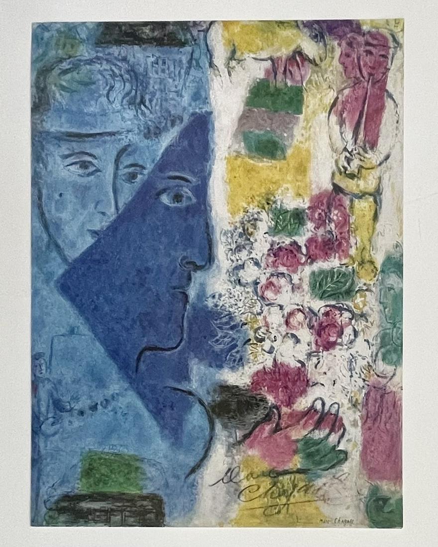 Le Visage Bleu "The Blue Face" Chagall (1 of 1)