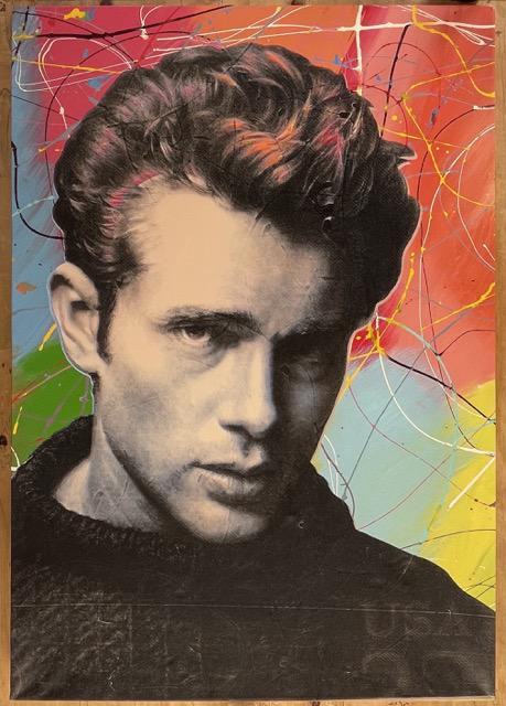 James Dean Portrait by Steve Kaufman (1 of 2)