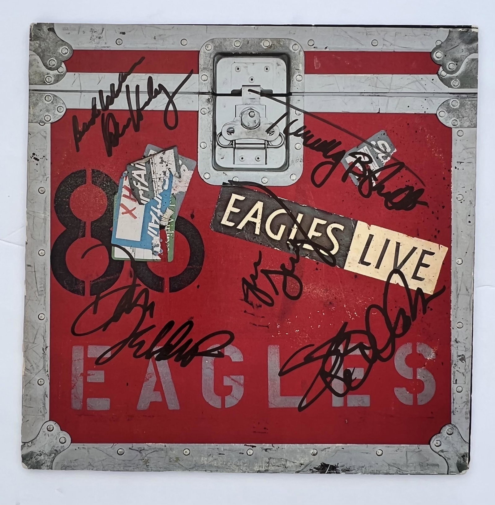 Signed Eagles The Live Album Cover (1 of 2)