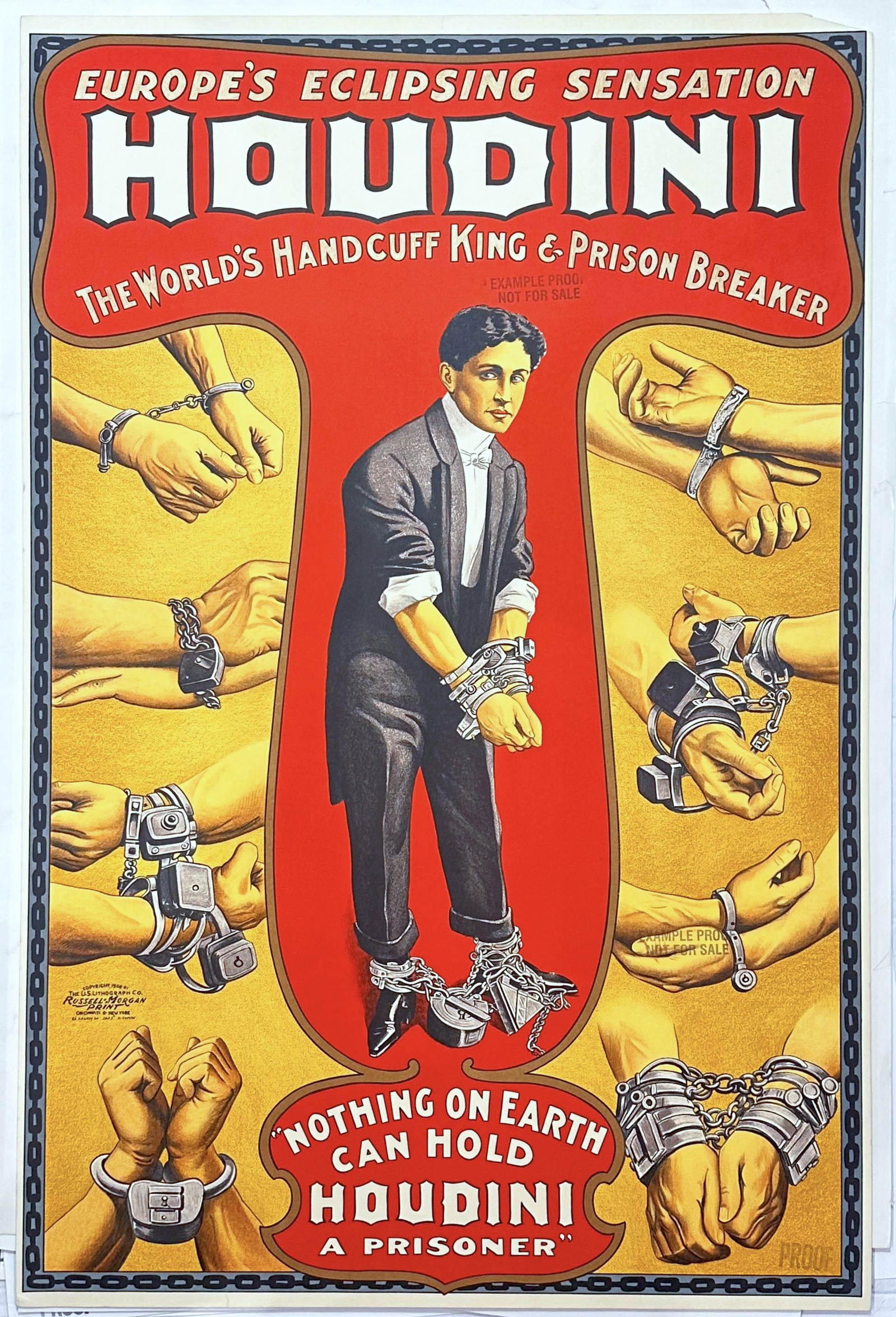 PROOF Houdini, The World's Handcuff King (1 of 1)