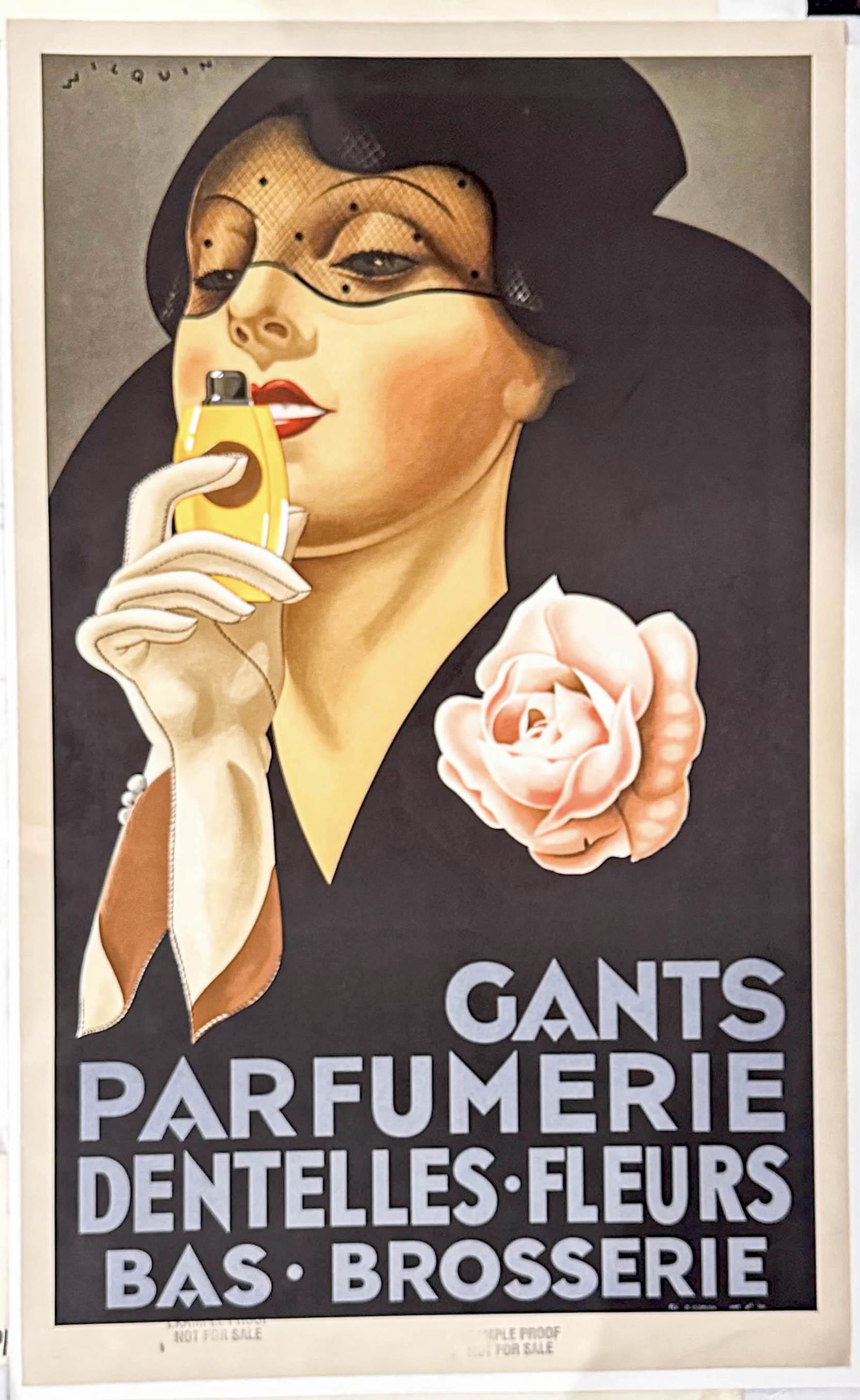 PROOF Gants Parfumerie Ad Litho by Andre Wilquin (1 of 1)
