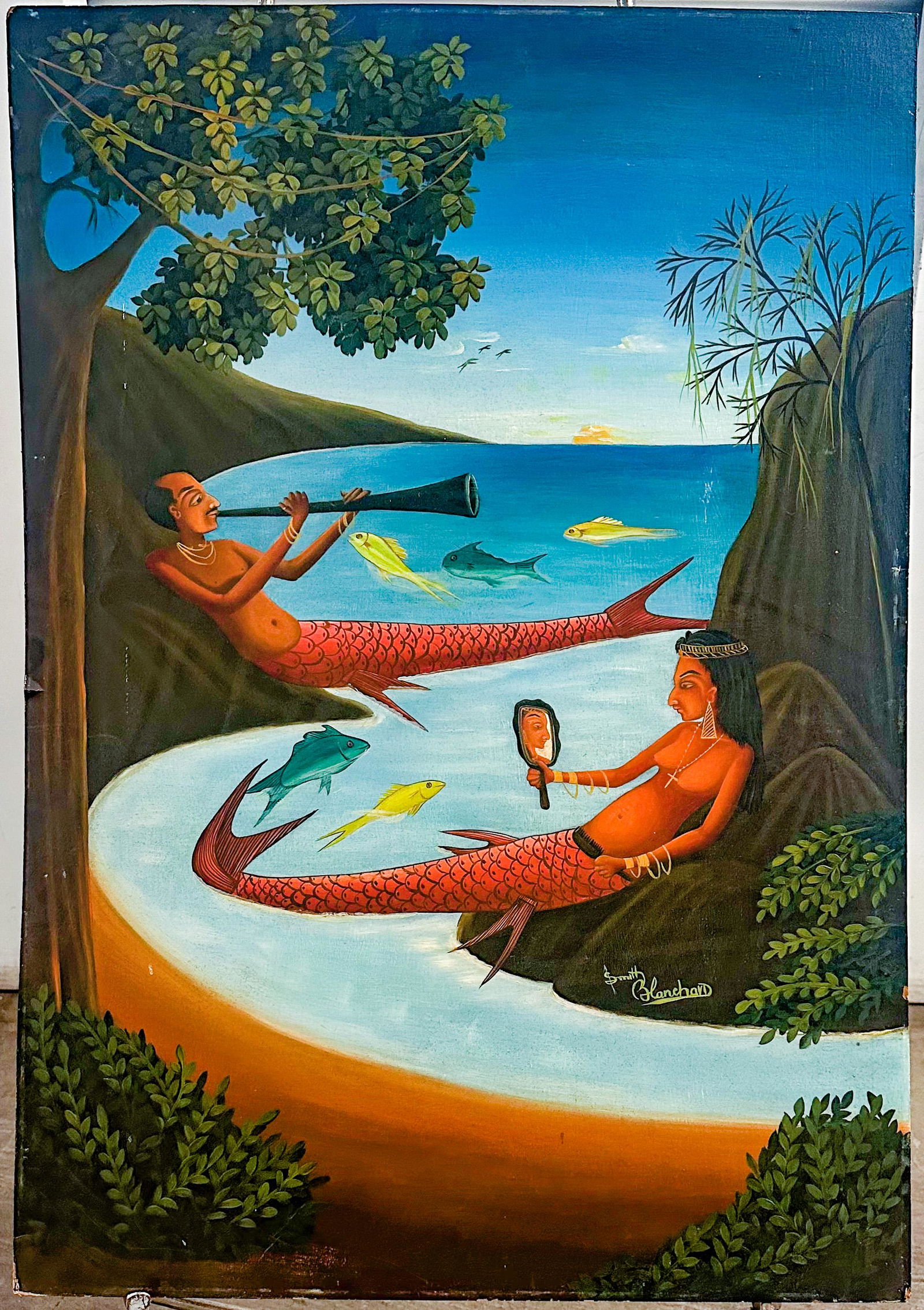 Original Haitian Painting by Smith Blanchard (1 of 3)