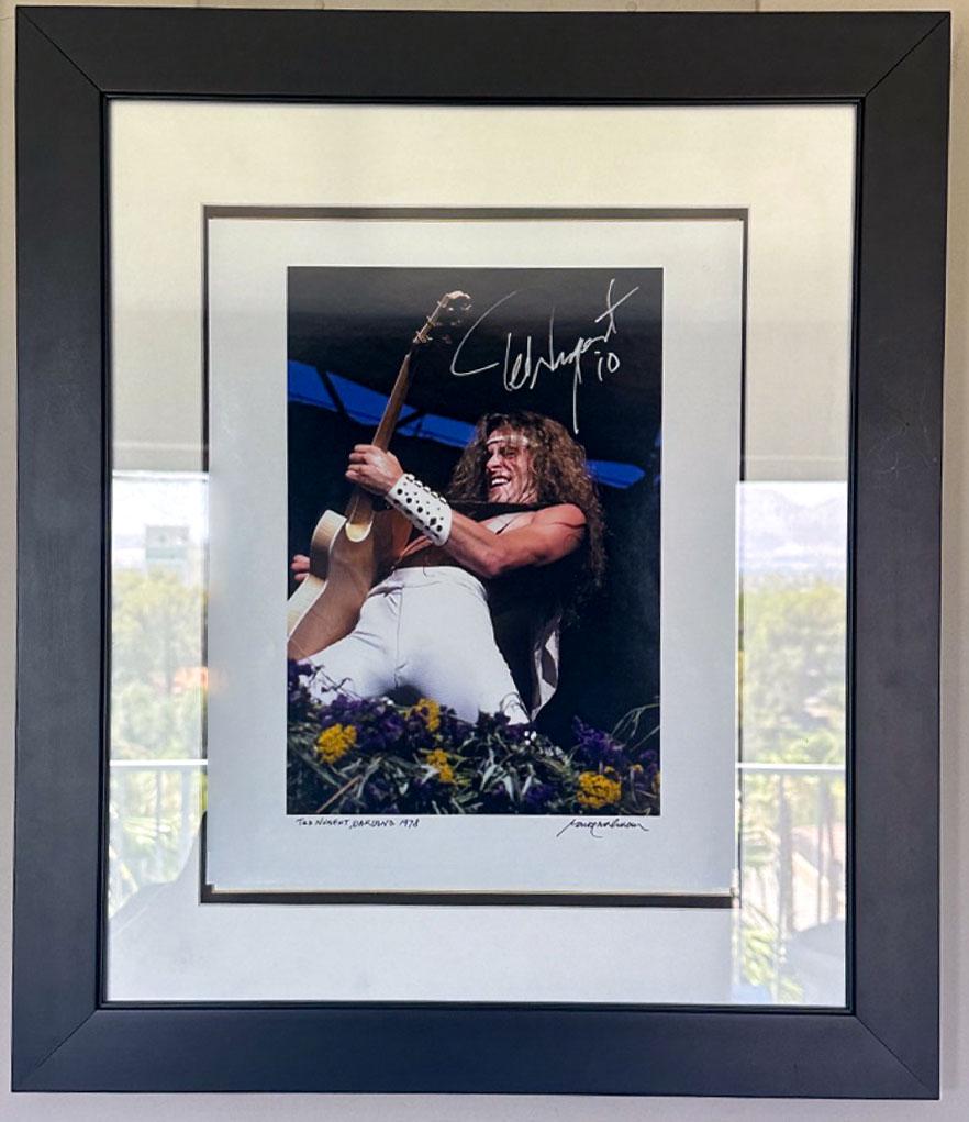 Framed Ted Nugent Photograph by Baron Wolman (1 of 1)