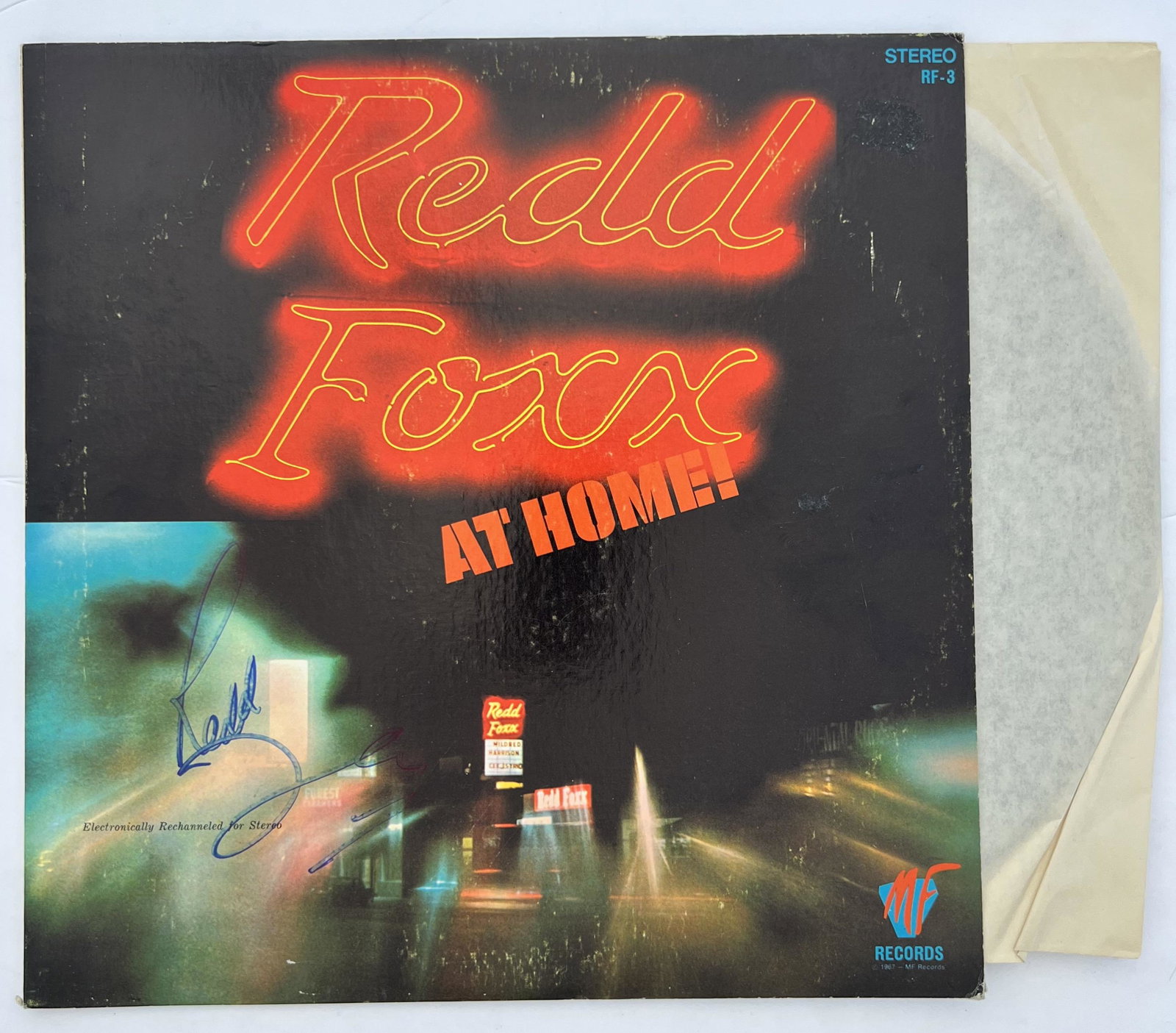 Signed Redd Foxx at Home Album Record (1 of 2)
