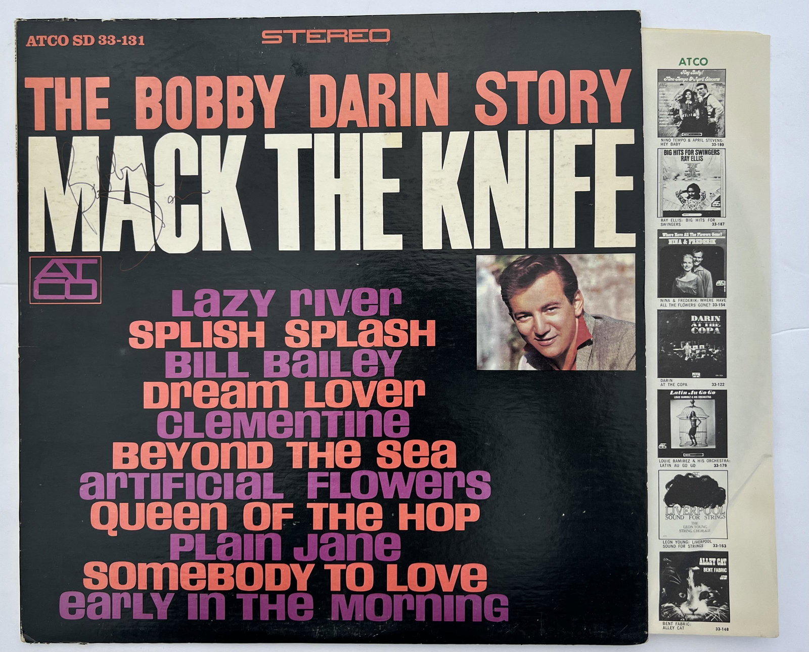 Signed Bobby Darin Story Album w Record (1 of 2)