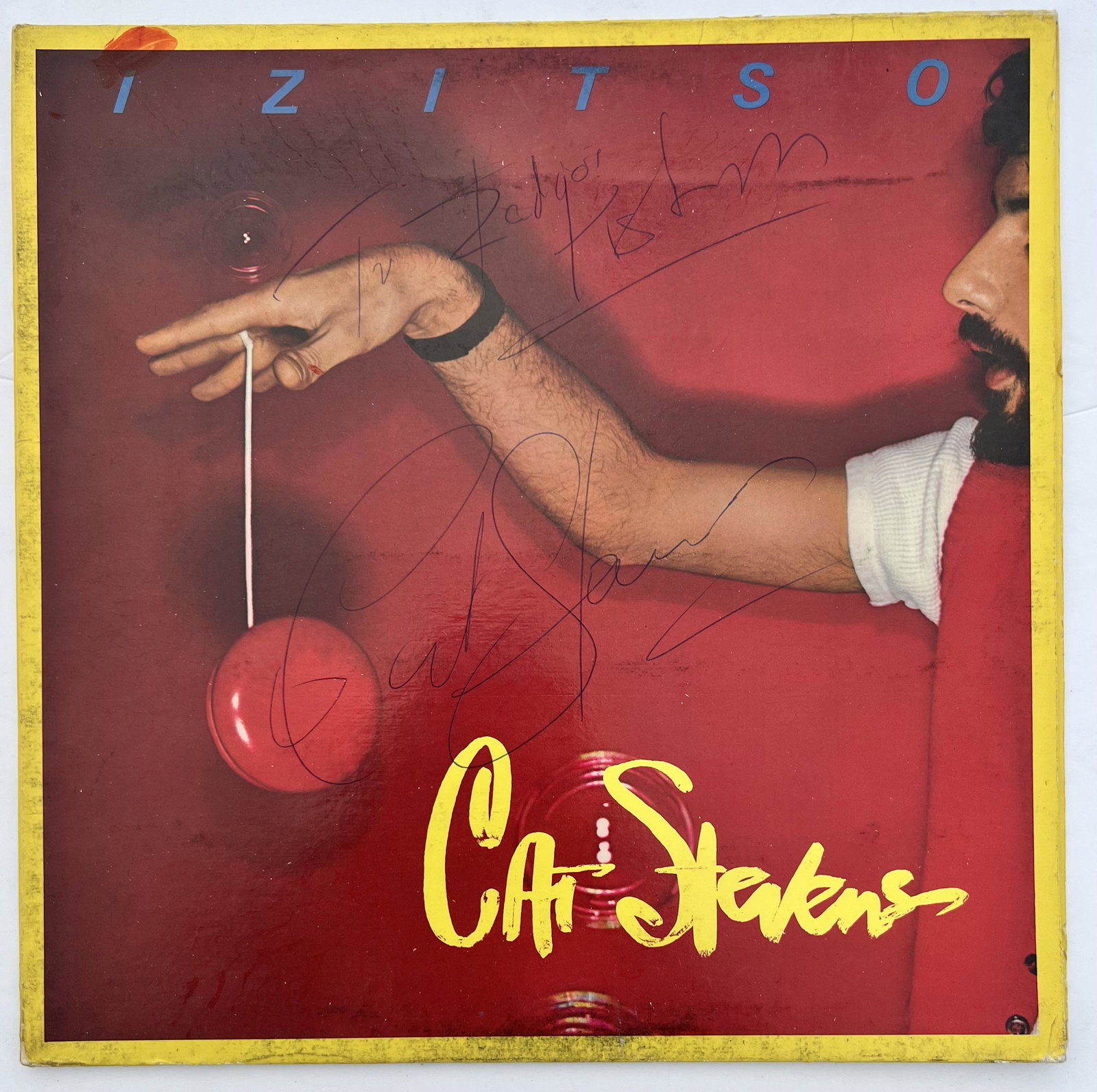 Signed Cat Stevens Izitso Album Cover (1 of 2)