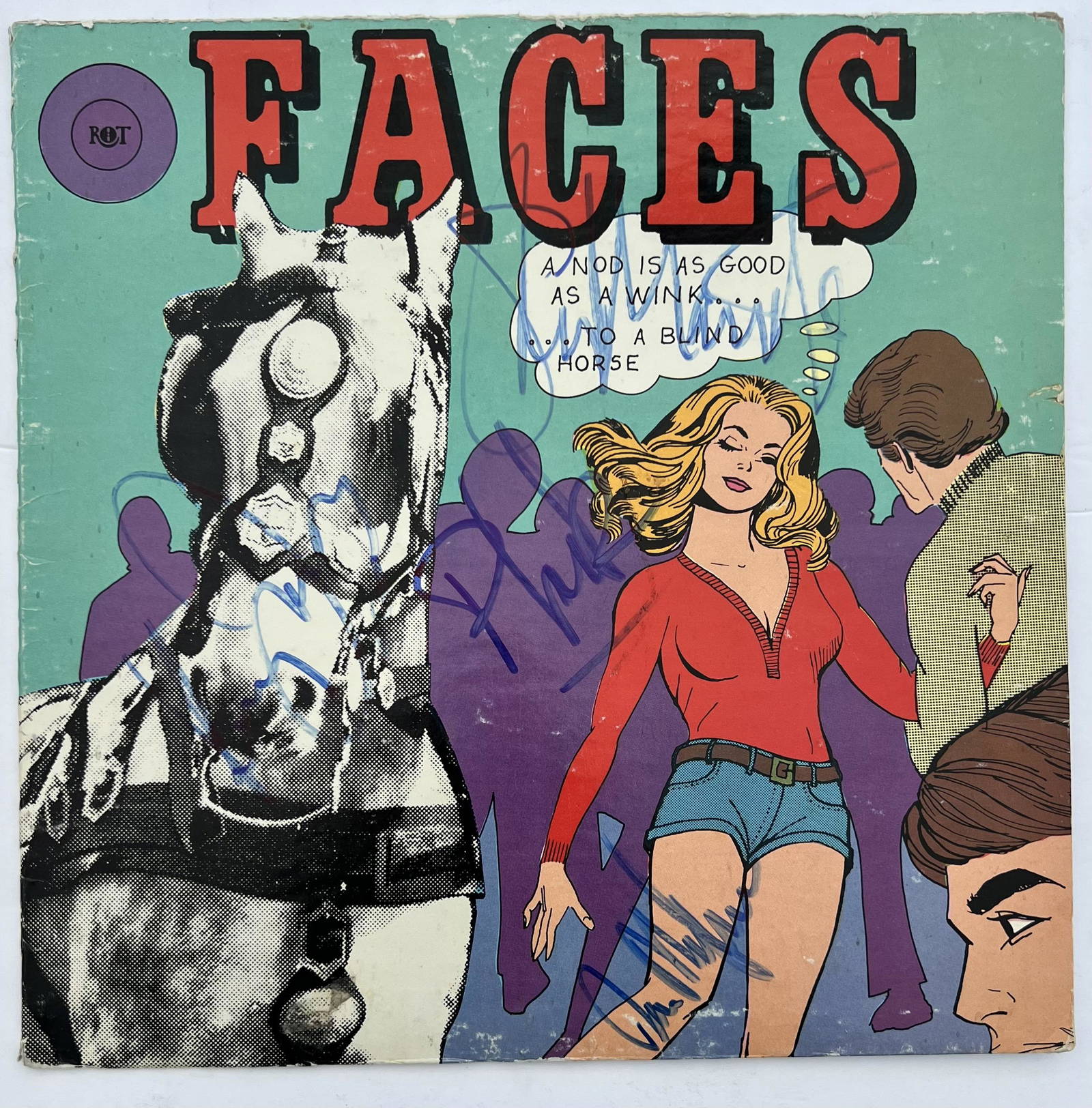 Signed Faces Album Cover Auction