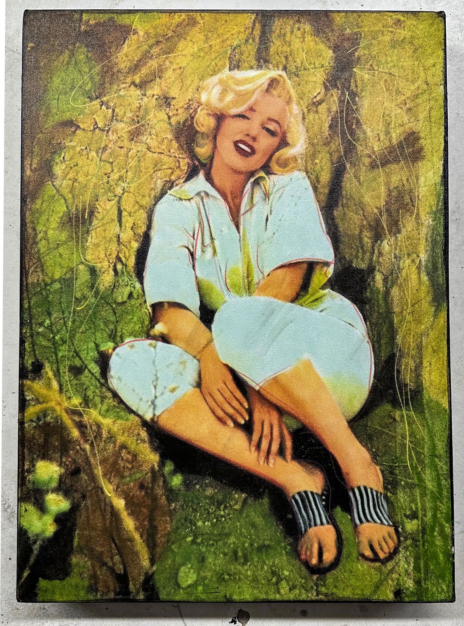 Casual Marilyn Monroe by Steve Kaufman (1 of 1)