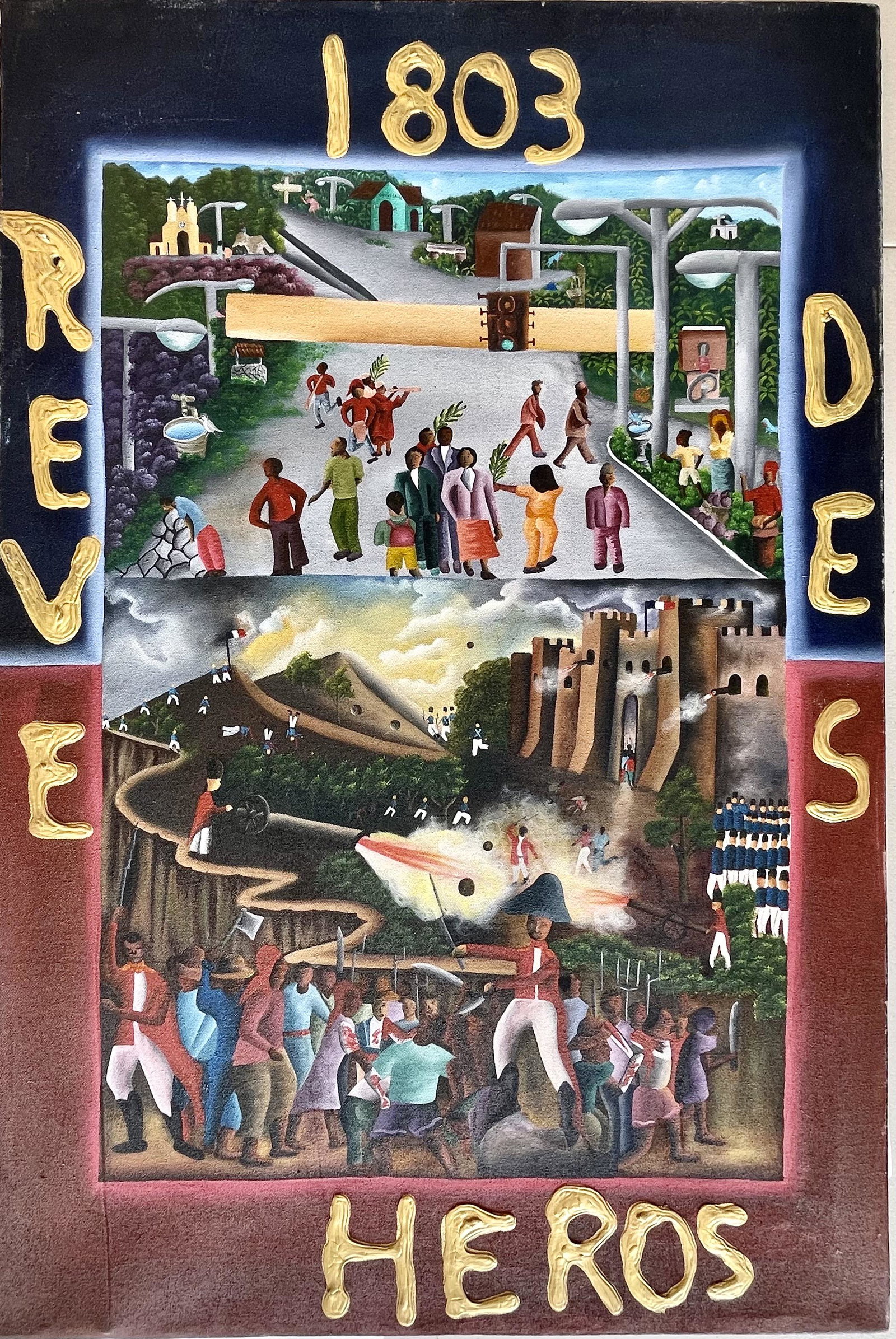 Original Haitian Painting by Charlotte Charles (1 of 2)