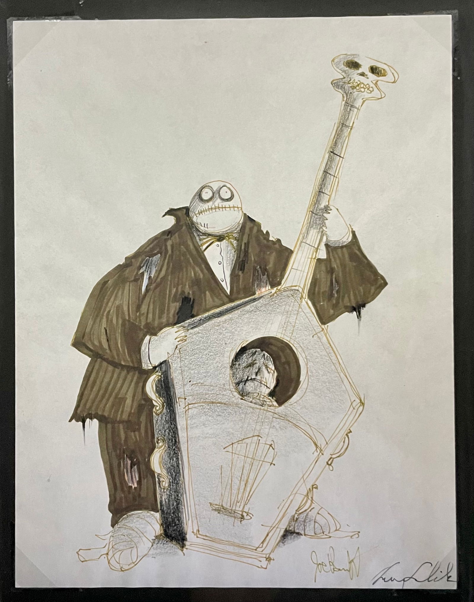 Tim Burton Concept for Musician from Nightmare before Christmas (1 of 2)