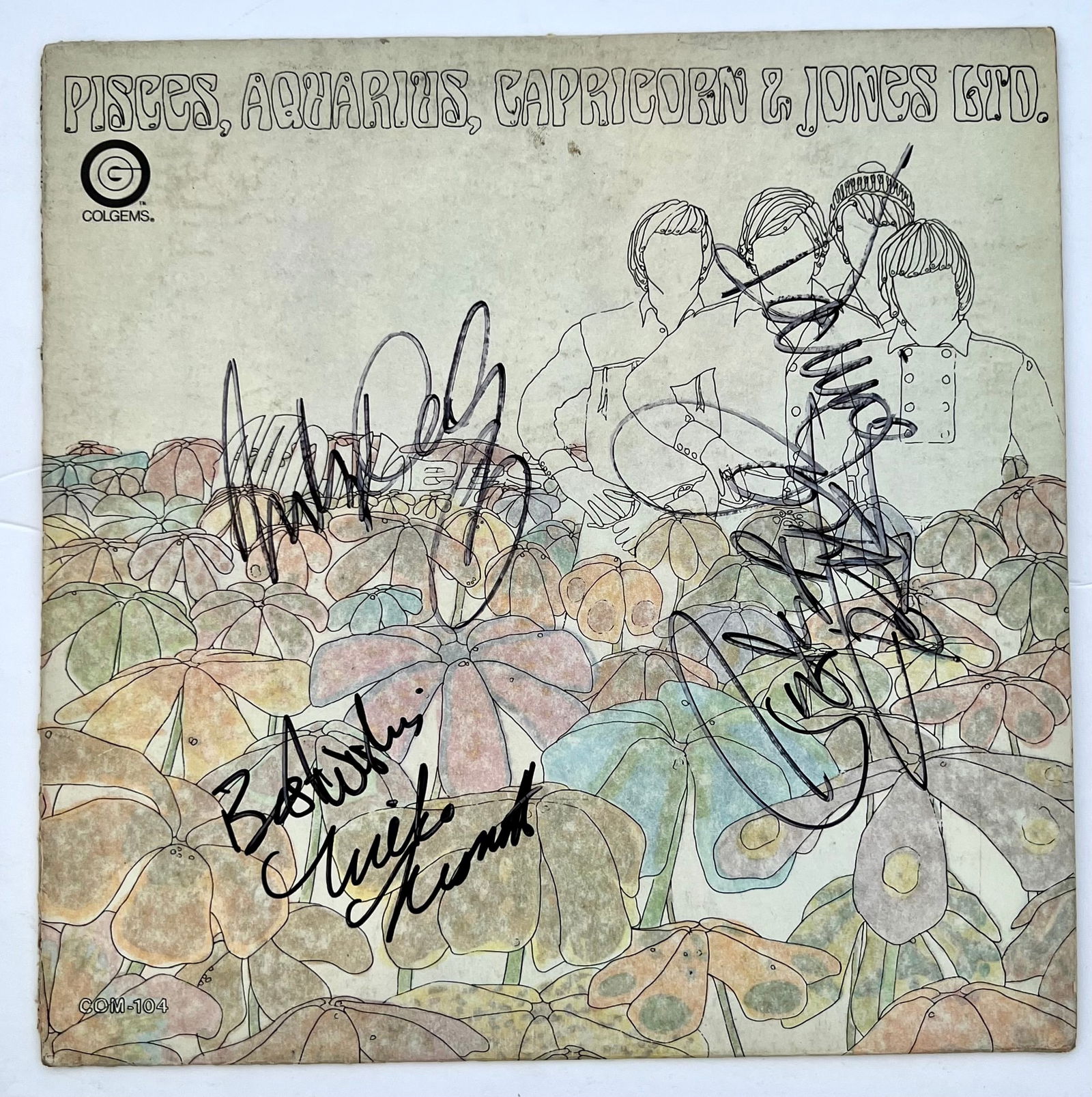 Signed The Monkees Album Cover (1 of 2)