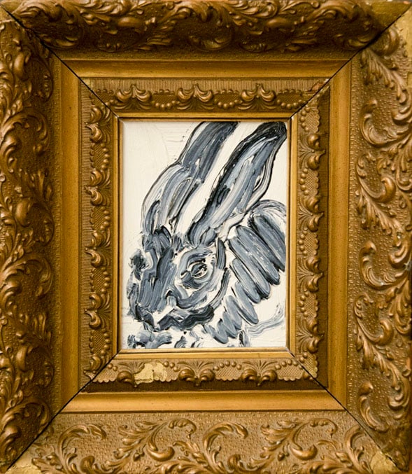 Black and White Rabbit by Hunt Slonem (1 of 1)