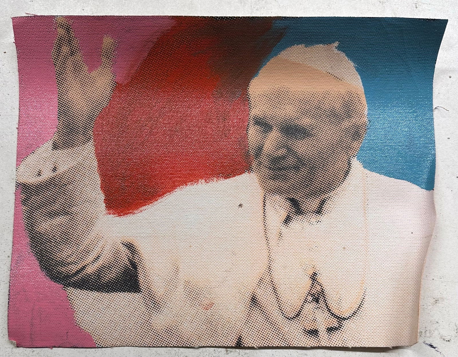 Pope John Paul by Steve Kaufman (1 of 2)