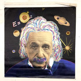 Einstein by Steve Kaufman