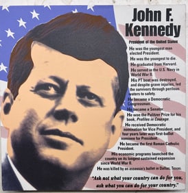 John F Kennedy POTUS by Steve Kaufman