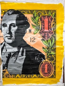 George Washington Half Dollar by Steve Kaufman