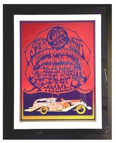 Framed Cosmic Car Show by Stanley Mouse