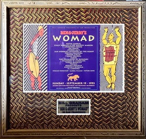 Bill Grahm Presents Concert Poster, Ben and Jerry's Womad