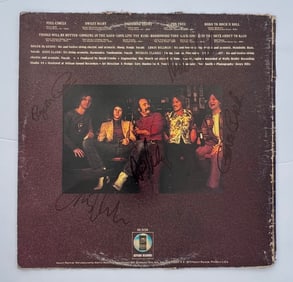 Signed Byrds Reunion Album Back Cover