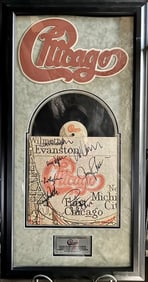 Signed Chicago XI LP Plaque