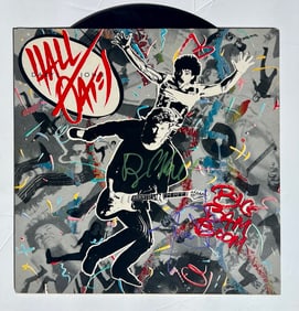 Signed Hall and Oates Big Bam Boom LP