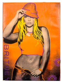 Brittany Spears Slave 4 U by Steve Kaufman