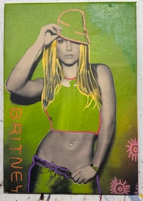 Brittany Spears Slave 4 U by Steve Kaufman