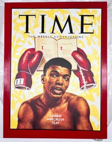 Muhammed Ali Time Cover by Steve Kaufman