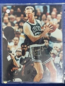 Larry Bird Signed Photo