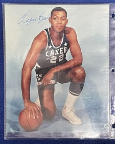 Elgin Baylor Signed Photo