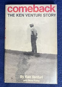 The Ken Venturi Autographed Book