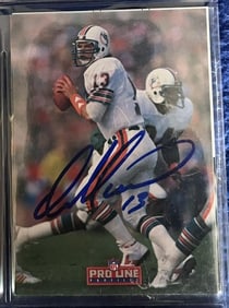 Dan Marino Signed Card