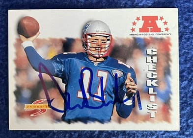 Drew Bledsoe Signed Card