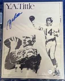 Yelberton Abraham Tittle Signed Lithograph