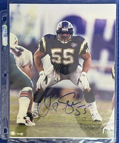 JR Seau Signed Photo
