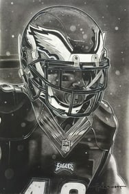 Philadelphia Eagles Large by Dave Hobrecht