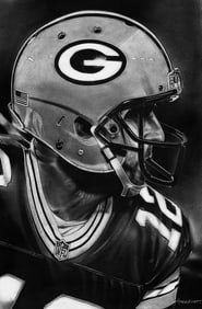 Green Bay Packers Large by Dave Hobrecht