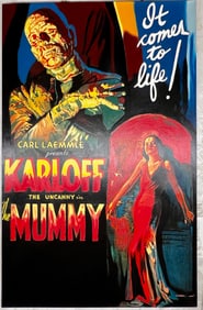 The Mummy Movie Poster by Steve Kaufman