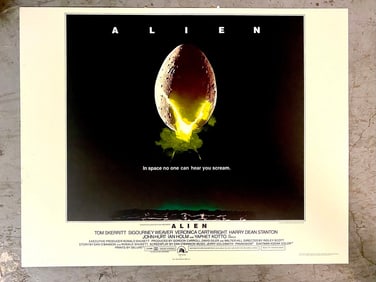 Alien 1979 Half Sheet Movie Poster Lithograph