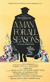 A Man For All Seasons Movie Poster Lithograph